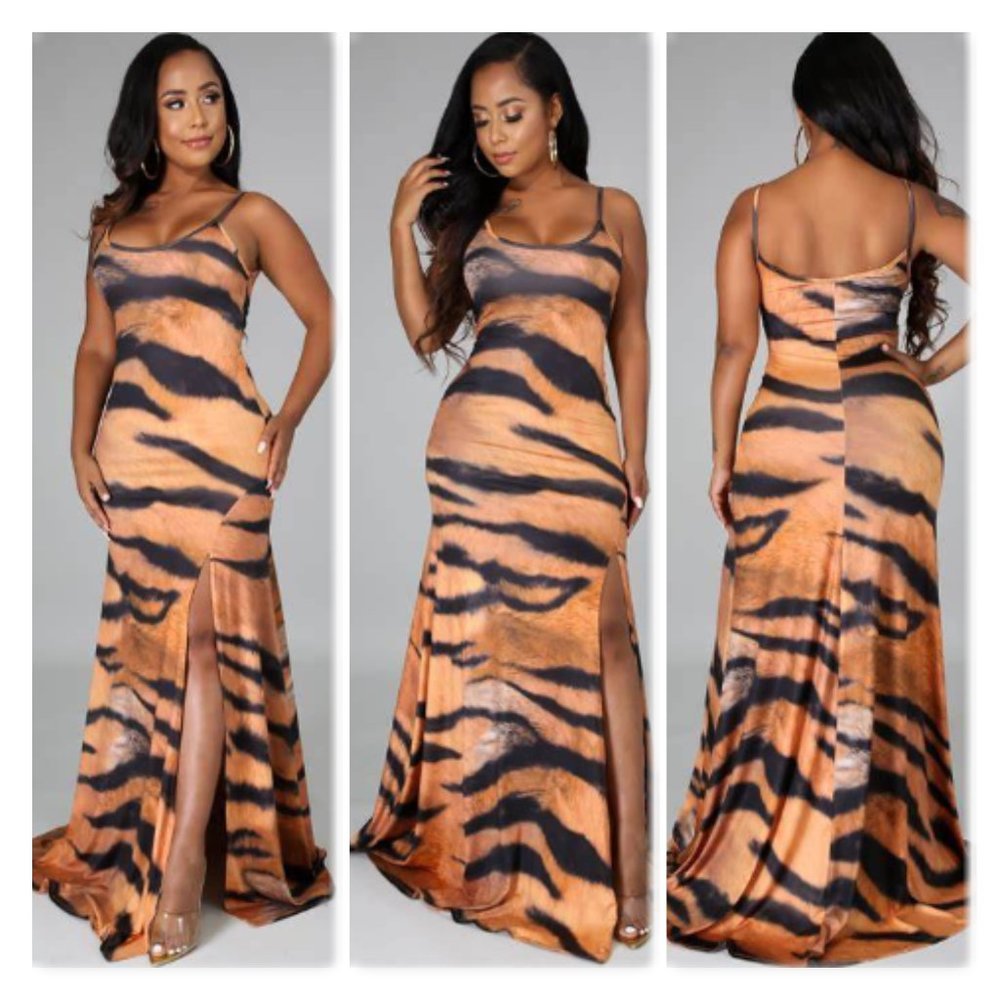 Tiger Maxi Dress